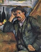 Paul Cezanne The Smoker oil painting reproduction